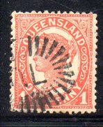 XP2565 - QUEENSLAND , 1 Penny Usato . Annullo. - Used Stamps