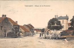 21 - COTE D'OR - VENAREY - Place De La Fontaine - Beau Cliché Colorisé - Venarey Les Laumes