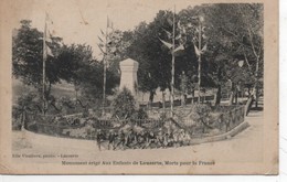 - LAUZERTE - Monument  Au Morts - Lauzerte