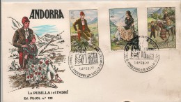 Andorre Espagnol Fdc Premier Jour  1979 - Andere & Zonder Classificatie