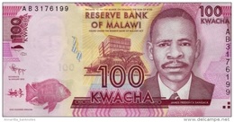 MALAWI 100 KWACHA 2012 P-59a UNC  [MW152a] - Malawi