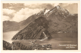 Stansstad Mit Hergiswil Und Pilatus - Carte Photo - Verlag Globetrotter - état Neuf - Hergiswil