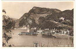 Stansstad Mit Bürgenstock - Carte Photo - Kunstverlag E. Goetz - état Neuf - Cachet Dampfer Wilhem Tell Verso - Stans