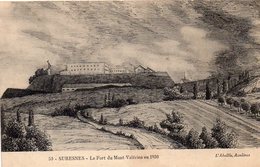 SURESNES - Le Fort Du Mont Valérien En 1830 - Suresnes