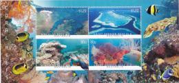 Australia 2013 Coral Reefs Minisheet MNH - Nuevos