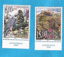 1999  2910-11  EUROPA CEPT FLORA FAUNA BIRDS JUGOSLAVIJA JUGOSLAWIEN  MNH - 1999