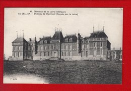 1 Cpa 44 Le Cellier. Chateau De Clermont. Façade Sur Loire - Le Cellier