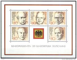 DEUTSCHLAND 1982 Mi-Nr. Block 18 ** MNH - 1981-1990