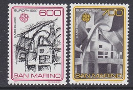 Europa Cept 1987 San Marino 2v ** Mnh (35031C) - 1987