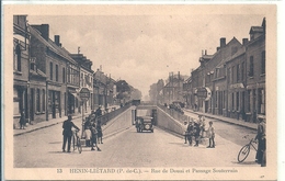 PAS DE CALAIS - 62  - HENIN LIETARD - Rue De Douai Et Passage Souterrain - Animation - Henin-Beaumont