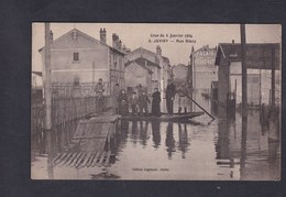 Prix Fixe Juvisy Sur Orge Crue De Janvier 1924 Rue Blazy  ( Animée Ed. Leprunier) - Juvisy-sur-Orge