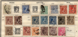 ESPAGNE LOT ENTRE 196 ET 210 - Gebraucht