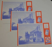 Pile Mazda, Chateau De Besson, Lot De 3 Buvards - Piles