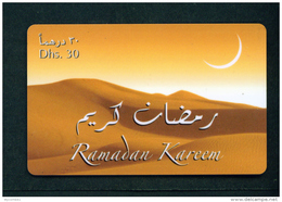 UNITED ARAB EMIRATES - Remote Phonecard As Scan - Emirati Arabi Uniti