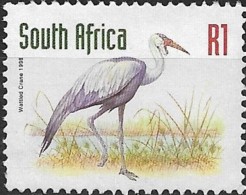 SOUTH AFRICA 1997 Endangered Fauna -1r - Wattled Crane MNG - Nuovi