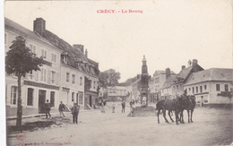 CARTE POSTALE   CRECY 80  Le Bourg - Crecy En Ponthieu