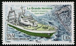 St Pierre Et Miquelon 2016 - Bateau De Pêche, La Grande Hermine - 1val Neufs // Mnh - Ungebraucht