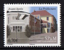 St Pierre Et Miquelon 2016 - La Préfecture Avant Et Après - 1 Val Neufs // Mnh - Nuevos