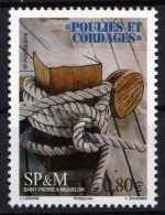 St Pierre Et Miquelon 2016 - Poulie Et Cordages - 1 Val Neufs // Mnh - Nuovi