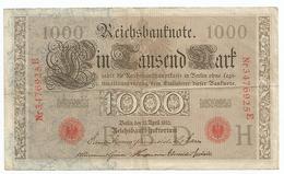 Billet/Allemagne/1000 Reichsbanknote/21avril 1910 Nr 3476925 E - 1.000 Mark