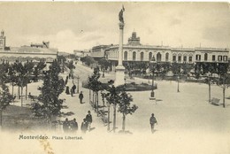 CPA (uruguay )  MONTEVIDEO  Plaza Libertad - Uruguay