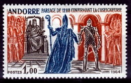 Andorra (French Adm.), Paréage, 1288, 1963, MNH VF - Nuovi