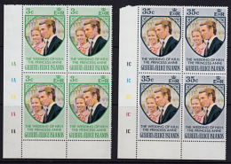 A5739  GILBERT AND ELLICE ISLANDS 1973, SG 221-2  Wedding Of Princess Anne,   MNH - Isole Gilbert Ed Ellice (...-1979)