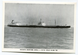 Post Card Ship-owner Shell - Oil Tanker "S.T.S. Vola" - Pétroliers