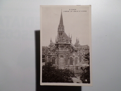 1910 YEARS FRANCE CAEN L´ABSIDE DE L´EGLISE ST. PIERRE CHURCH POSTCARD - Caen