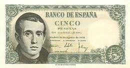 ESPAGNE BILLET 5 PESETAS 1951 - 5 Peseten