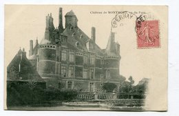 CPA  51  :  MONTMORT  Le Château    A  VOIR  !!! - Montmort Lucy