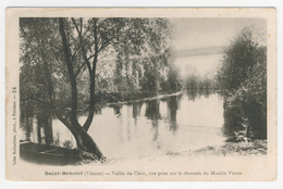 86 - Saint-Benoist         Vallée Du Clain, Vue Prise Sur La Chaussée Du Moulin Véron - Saint Benoit