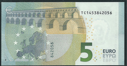 T IRELAND  5 EURO TC T001 E3  DRAGHI  UNC - 5 Euro