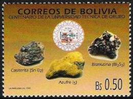 BOLIVIE Mineraux, Yvert N° 800 ** MNH, Neuf Sans Charniere - Minerali