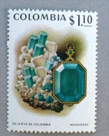 COLOMBIE, COLOMBIA Mineraux,, Bijoux Yvert N° 662, MNH, Neuf Sans Charniere, ** - Mineralen