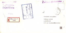 Slovakia R-letter Martin ... AX373 - Cartas & Documentos