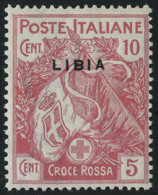 Neuf Sans Charnière N° 14/17, La Série Croix Rouge T.B. Sassone 250 £ - Autres & Non Classés