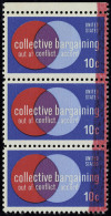 Neuf Sans Charnière N° 1045, Bande Verticale De 3ex, Bande Rouge à Droite, Bdf, Superbe - Sonstige & Ohne Zuordnung