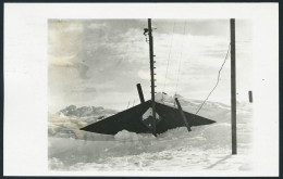 Lettre N° 323, Expédition Antarctique Byrd II, Sur CP (photo D'installation) Petit Càd Little... - Other & Unclassified