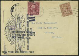 Lettre Affranchissement US - GB Sur Pli Sous Marin Nautilus 8 Mai 1931, New York To North Pole, T.B. - Other & Unclassified