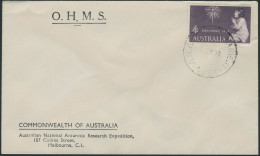 Lettre Polaire, Enveloppe Imprimée ...Australian National Antarctic ... Càd Anare Macquarie 10 De 58.... - Autres & Non Classés