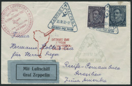 Lettre Zeppelin 4 SAF 1932. L. Avec Càd Illustré Zagreb 25 IV 32 + Cachet Illustré... - Autres & Non Classés