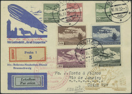 Lettre 3è SAF Pour Le Brésil + Cachet Berlin Graf Zeppelin .. T.B. - Autres & Non Classés