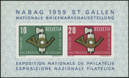 Neuf Sans Charnière N° 16, Bloc St Gallen 1959 X 10ex T.B. - Autres & Non Classés