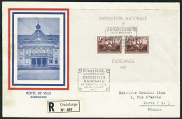 Lettre N° 2, Le Bloc Sur LR Pour La France, Obl. 1er Jour 25 Juillet 1937. T.B. - Autres & Non Classés