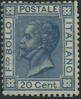 Neuf Avec Charnière N°23. 20c Bleu. 1 Dent Courte Sinon T.B. - Otros & Sin Clasificación