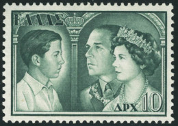 Neuf Avec Charnière N° 640/53, La Série Famille Royale (nouvelles Couleurs), T.B. - Autres & Non Classés