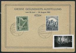 Lettre N° 58/59, La Paire Orchestre Philarmonique De Berlin Sur Carte Grosse-Gesundheits-Austellung Köln... - Autres & Non Classés