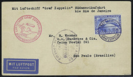 Lettre N° 38, 2m Zeppelin Sur L SAF 1930 Pour Le Brésil, T.B. - Autres & Non Classés