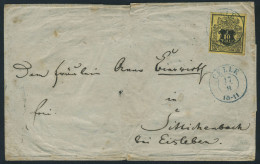 Lettre N° 5, 1/10 T, Jaune Sur L, Càd Celle 17/8 10-11, Pour Eisleben,  Au Verso Cachets De... - Otros & Sin Clasificación